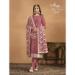 Picture of Georgette Indian Red Straight Cut Salwar Kameez