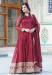 Picture of Grand Chiffon Maroon Readymade Gown