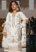 Picture of Classy Organza Off White Straight Cut Salwar Kameez