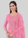 Picture of Marvelous Silk Light Pink Straight Cut Salwar Kameez