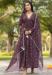 Picture of Sightly Georgette Dim Gray Readymade Gown