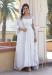 Picture of Bewitching Georgette White Readymade Gown