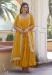 Picture of Bewitching Georgette Dark Golden Rod Readymade Gown