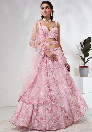 Picture of Shapely Georgette Thistle Lehenga Choli