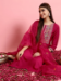 Picture of Magnificent Silk Deep Pink Readymade Salwar Kameez