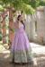 Picture of Appealing Cotton Plum Readymade Gown