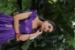 Picture of Beauteous Cotton Purple Readymade Gown