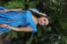 Picture of Nice Cotton Royal Blue Readymade Gown