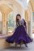 Picture of Nice Georgette Purple Readymade Gown