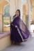 Picture of Nice Georgette Purple Readymade Gown