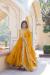 Picture of Gorgeous Georgette Golden Rod Readymade Gown