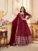 Picture of Ravishing Georgette Maroon Readymade Gown