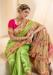 Picture of Sublime Silk Yellow Green Saree