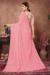 Picture of Statuesque Satin & Silk Pale Violet Red Saree
