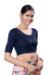 Picture of Sublime Chiffon Midnight Blue Designer Blouse