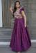 Picture of Nice Chiffon Brown Readymade Gown