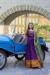 Picture of Classy Cotton & Silk Purple Readymade Gown