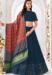 Picture of Marvelous Georgette Navy Blue Readymade Lehenga Choli