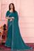 Picture of Shapely Chiffon Teal Saree