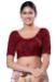 Picture of Pleasing Chiffon Maroon Designer Blouse
