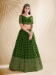 Picture of Magnificent Georgette Forest Green Lehenga Choli