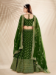 Picture of Magnificent Georgette Forest Green Lehenga Choli
