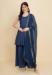Picture of Comely Cotton Navy Blue Readymade Salwar Kameez