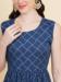 Picture of Comely Cotton Navy Blue Readymade Salwar Kameez