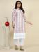 Picture of Beautiful Georgette Silver Kurtis & Tunic