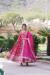 Picture of Chiffon & Silk Pale Violet Red Readymade Gown