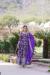 Picture of Chiffon & Silk Medium Purple Readymade Gown