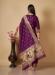 Picture of Gorgeous Silk Purple Straight Cut Salwar Kameez