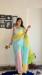 Picture of Appealing Georgette Light Blue Saree