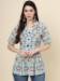 Picture of Pretty Cotton Pale Turquoise Kurtis & Tunic
