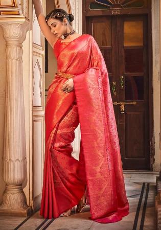 Picture of Lovely Silk Chocolate Saree