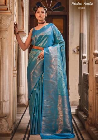 Picture of Excellent Silk Grey Saree