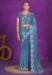Picture of Sightly Silk Cadet Blue Saree