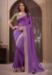 Picture of Enticing Georgette Violet Saree