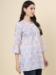 Picture of Shapely Cotton Light Steel Blue Kurtis & Tunic