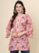 Picture of Delightful Cotton Rosy Brown Kurtis & Tunic