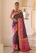 Picture of Well Formed Silk Navy Blue Saree