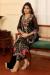 Picture of Pleasing Georgette Black Straight Cut Salwar Kameez