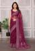 Picture of Beauteous Net Brown Saree