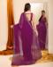 Picture of Radiant Georgette Brown Saree