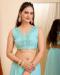 Picture of Magnificent Georgette Light Steel Blue Saree