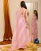 Picture of Graceful Georgette Light Coral Saree