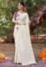 Picture of Bewitching Cotton Off White Saree