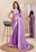 Picture of Lovely Chiffon Plum Saree