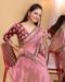 Picture of Splendid Organza Pink Saree