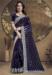 Picture of Comely Silk Midnight Blue Saree